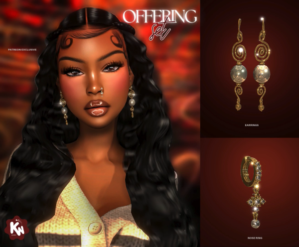 Alpha 𝐓𝐇𝐄 𝐎𝐅𝐅𝐄𝐑𝐈𝐍𝐆 𝐒𝐄𝐓 by simsfinds - The Sims 4 custom content