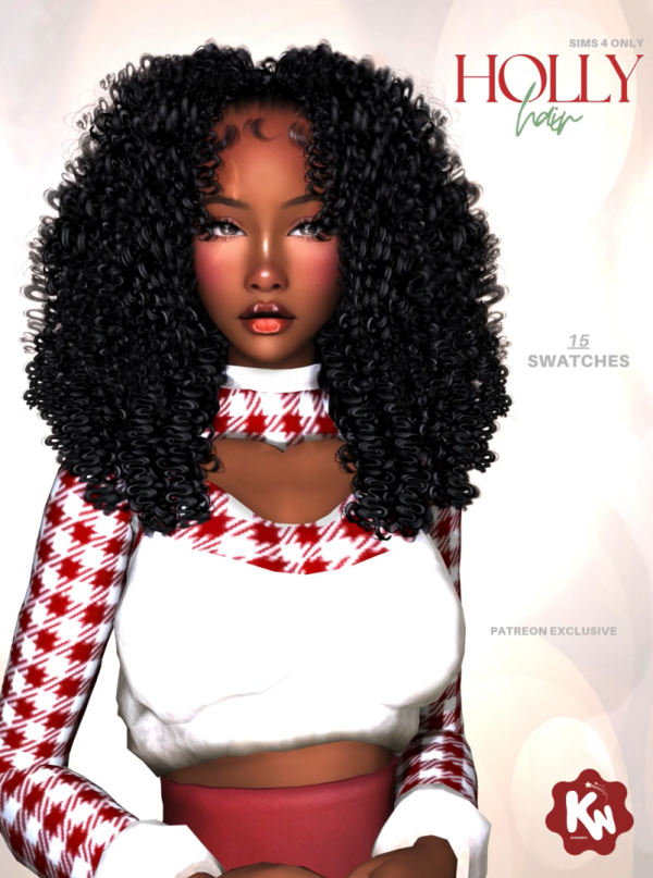 Alpha 𝐇𝐎𝐋𝐋𝐘 𝐇𝐀𝐈𝐑 by simsfinds - The Sims 4 custom content
