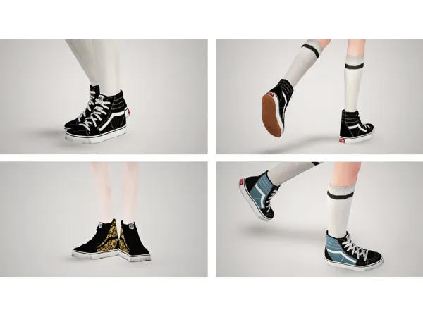 [ VANS Sk8 Hi ] by 2rasso - The Sims 3 Custom Content