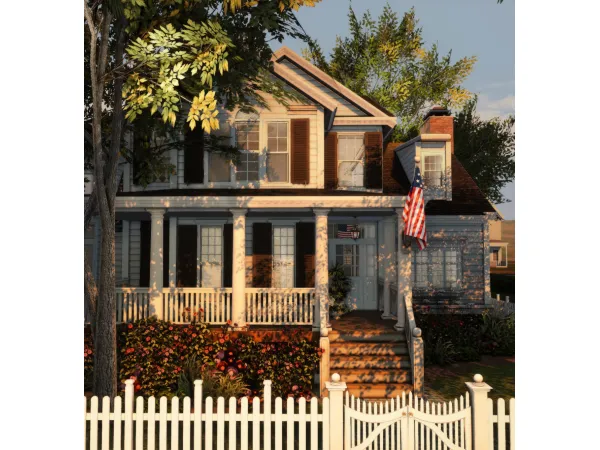 Mix Randolph Place by EclipseSarah - The Sims 4 Custom Content