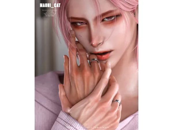 Alpha Cartier lovers' rings by Maonicat - The Sims 4 Custom Content