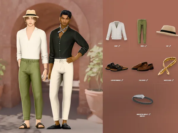 Maxis Match Jaxon Set - The Sims 4 Custom Content