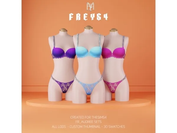 Alpha FR_Audree Sets - The Sims 4 Custom Content