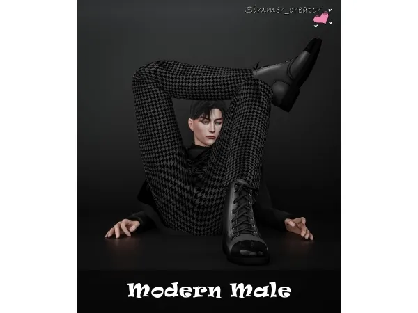 Mix Modern Male - The Sims 4 Custom Content