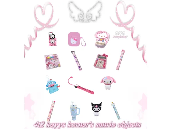 4t2 keyy's korner's sanrio objects by eunhyes2000sbunny - The Sims 2 Custom Content
