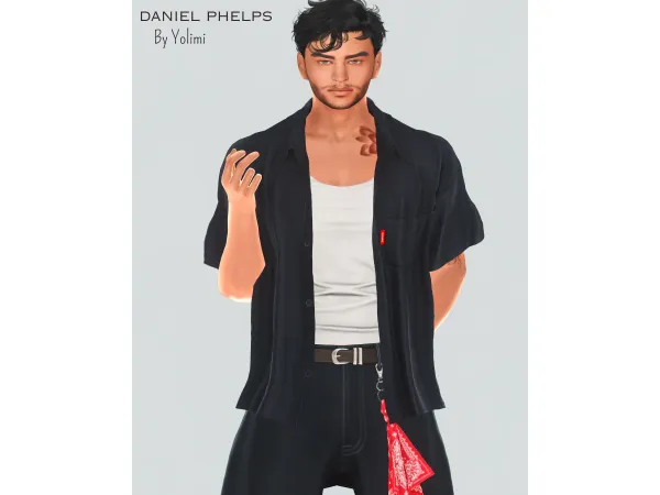 Alpha Daniel Phelps 8 Outfits - The Sims 4 Custom Content