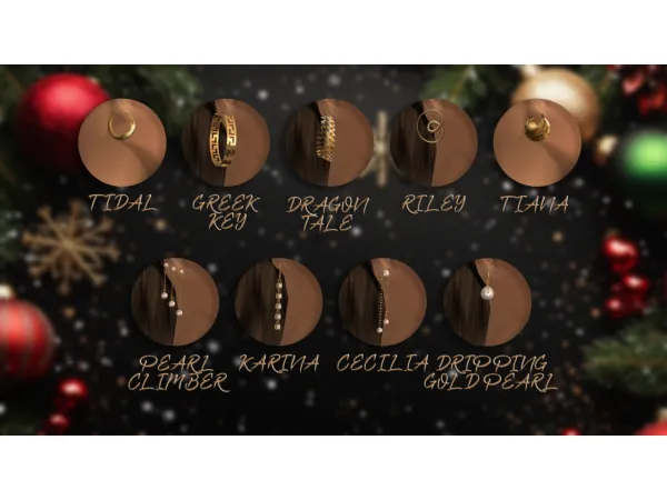 4t2 GiuliettaSims Earrings Set by fakebloood - The Sims 2 Custom Content