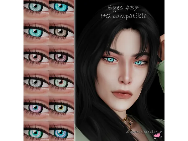 Alpha (SC) Eyes 37 - The Sims 4 Custom Content