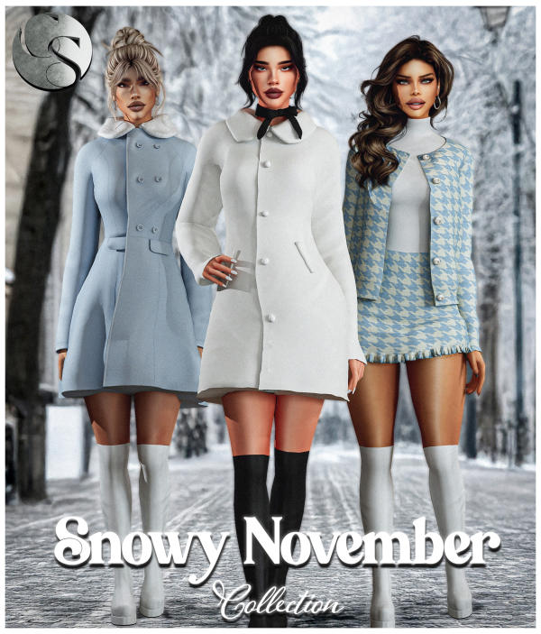 Alpha CAMUFLAJE Snowy November Collection by simsfinds - The Sims 4 Custom Content