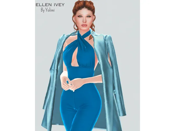 Alpha Ellen Ivey 8 Outfits - The Sims 4 Custom Content