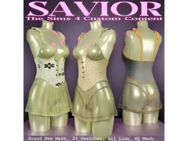 Alpha Svr_Inka Cristie Dress Transparent - The Sims 4 Custom Content