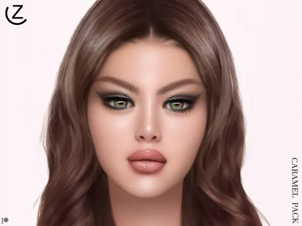 Alpha CARAMEL PACK P03 - The Sims 4 Custom Content