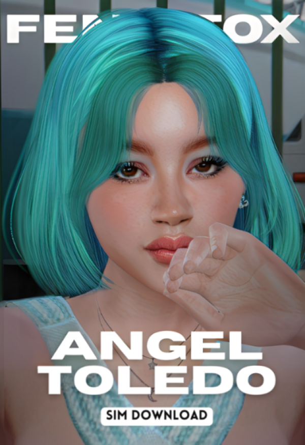 Alpha Angel Toledo by fenixfox - The Sims 4 Custom Content