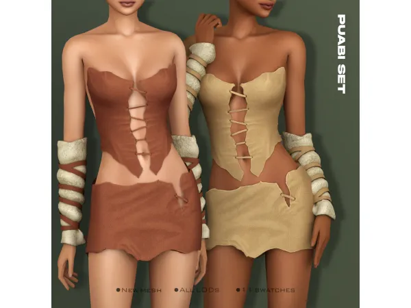 Alpha [Belaloallure] Puabi - The Sims 4 Custom Content