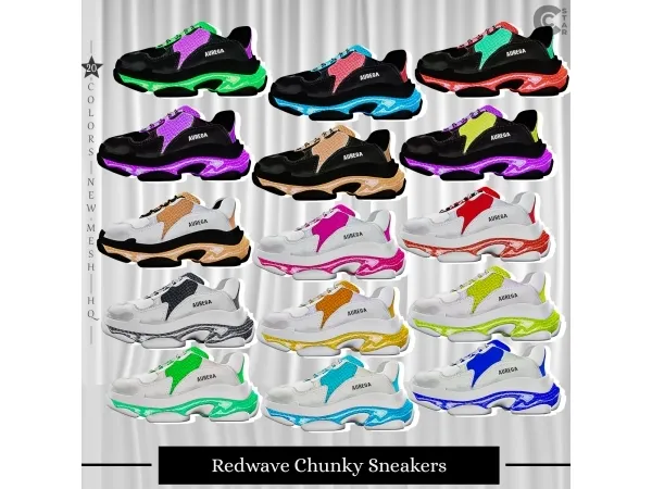 Redwave Chunky Sneakers - cool_content_star