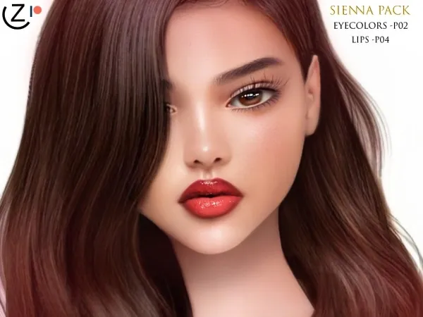 Alpha SIENNA PACK P04 - The Sims 4 Custom Content