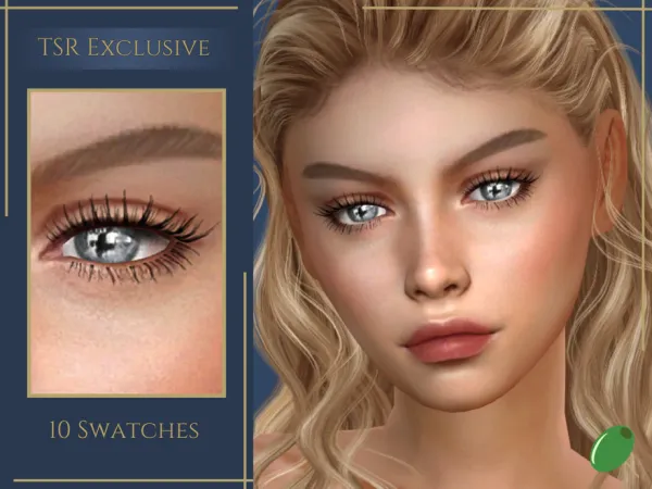 Alpha Yuri Wispy 3D Lashes - The Sims 4 Custom Content