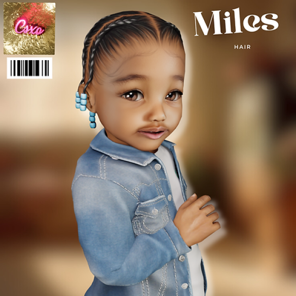 Alpha Braids & Bow Bows Hair Pack by simsfinds - The Sims 4 custom content