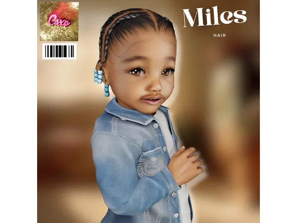 Alpha Braids & Bow Bows Hair Pack by cecesimsxo - The Sims 4 custom content