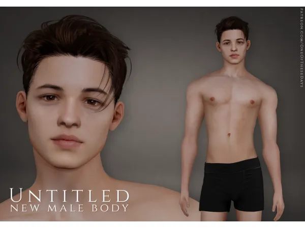 Alpha Untitled SKIN SKINOVERLAY tray files - The Sims 4 Custom Content