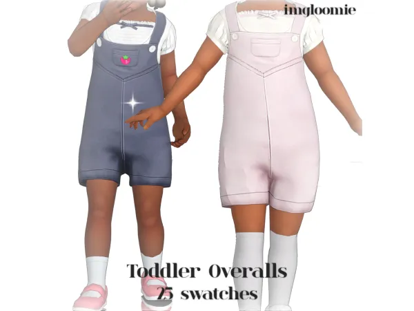 Maxis Match [imgloomie]ToddlerOveralls - The Sims 4 Custom Content