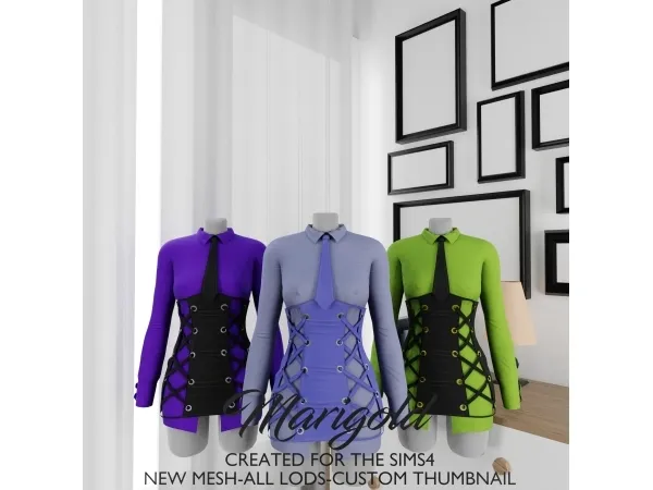 Alpha MARIGOLD TANIA - The Sims 4 Custom Content