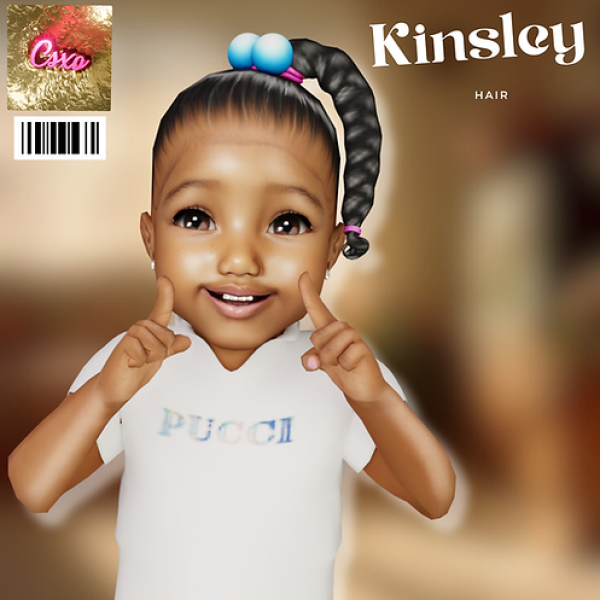 Alpha Braids Bow Bows Hair Pack by simsfinds - The Sims 4 Custom Content