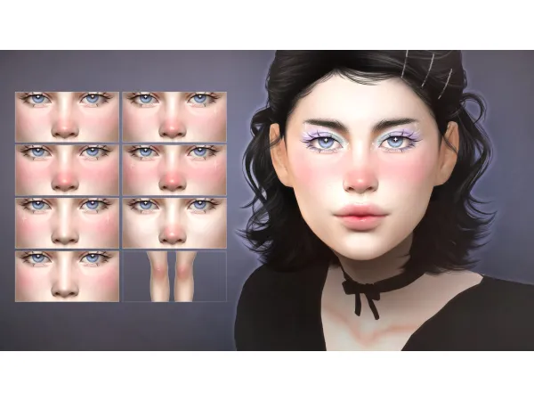 Alpha FAIRYLAND BLUSH by Remussirion - The Sims 4 Custom Content