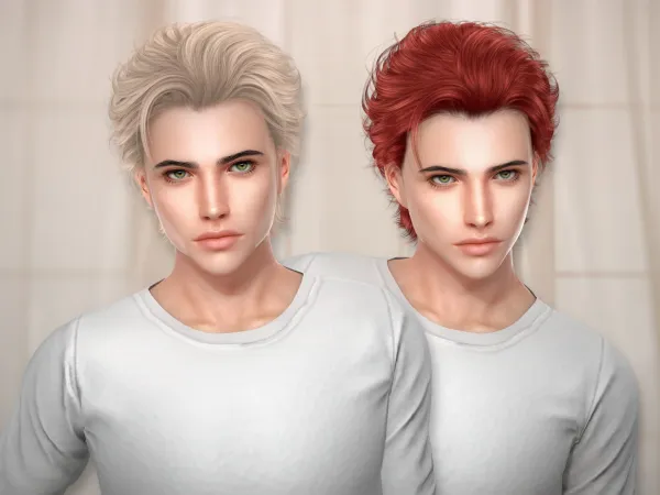 Alpha Daniel Hairstyle - The Sims 4 Custom Content