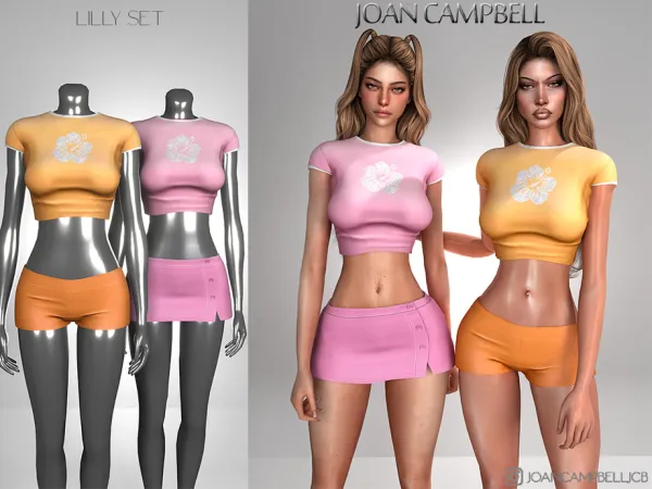 LILLY SET by Joan_Campbell_Beauty_