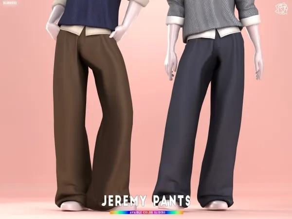 Mix Jeremy Pants Bluerosesims - The Sims 4 Custom Content