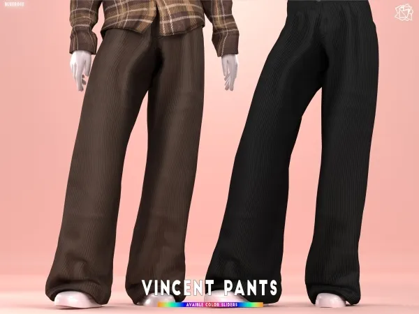 Mix Vincent Pants Bluerosesims - The Sims 4 Custom Content