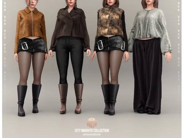 Alpha City Warmth Collection 6 Pieces - The Sims 4 Custom Content