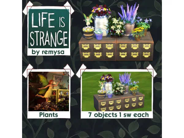 Maxis Match LIS conversions plants1 by remysa_meow - The Sims 4 Custom Content