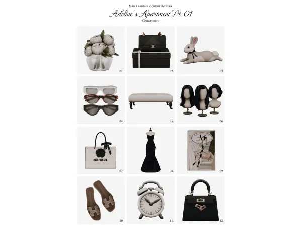 Maxis Match Adelineu2019s Apartment Pt 01 by swanettesims - The Sims 4 Custom Content