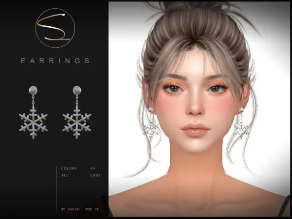 S-Club_020126 ACC EARRINGS by S-Club