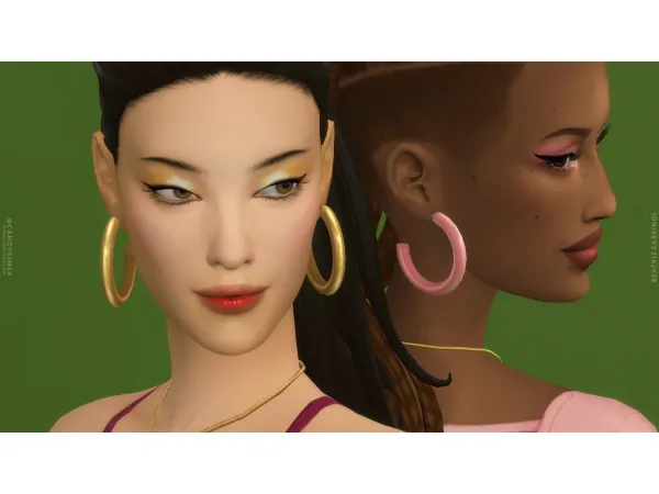 Maxis Match BEATRIZ EARRINGS by candysims - The Sims 4 Custom Content