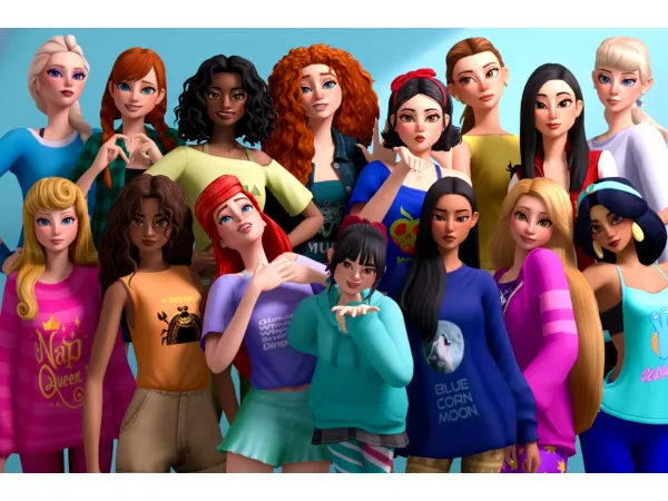 Maxis Match Comfy Princess from Wreck It Ralph by ratinher - The Sims 4 Custom Content