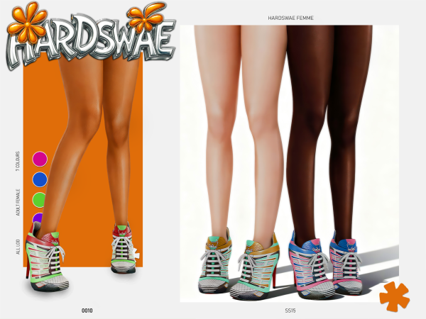 Alpha [RESIDE X HARDSWAE] Nia ThrowBack Collection by simsfinds - The Sims 4 Custom Content