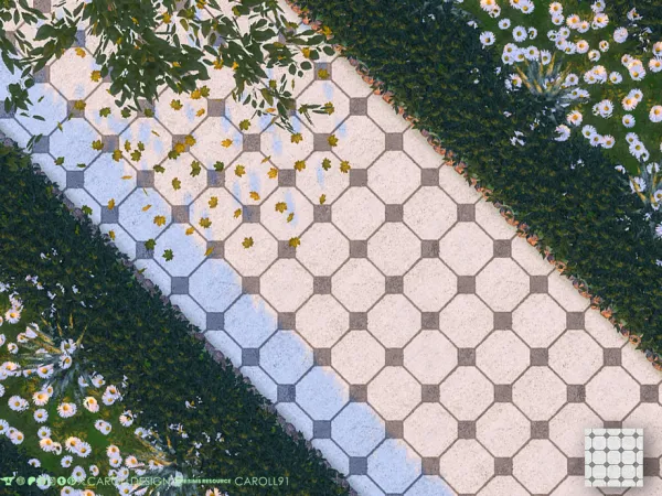 Alpha Rombo Terrain 3 by Caroll912 - The Sims 4 Custom Content