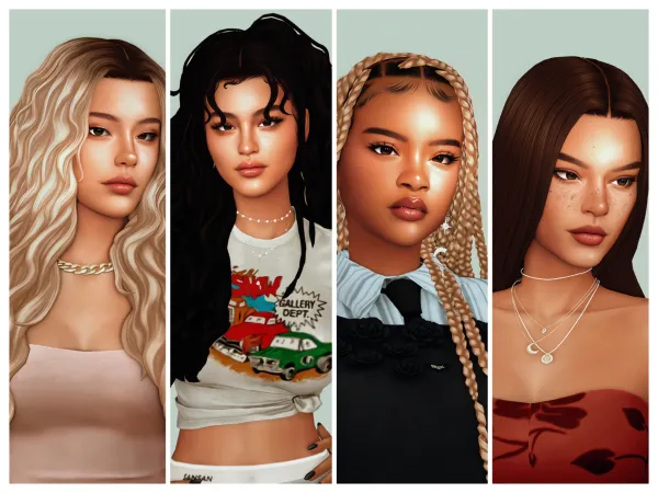 Mix The Girls by sunniesimsee - The Sims 4 Custom Content