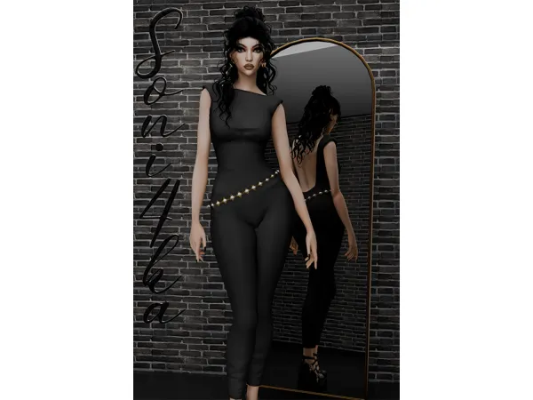 Jumpsuit with belt By Soni4ka