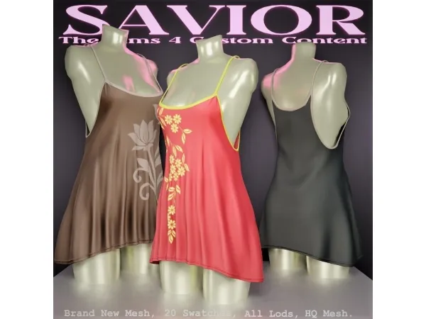 Alpha Svr_Mouda Catlouni Sleepwear - The Sims 4 Custom Content