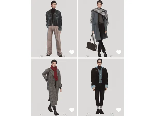 Alpha LOOKBOOK KANG by lumilotte - The Sims 4 Custom Content