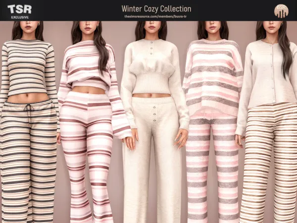 Alpha SET Winter Cozy Collection BD1655 - The Sims 4 Custom Content