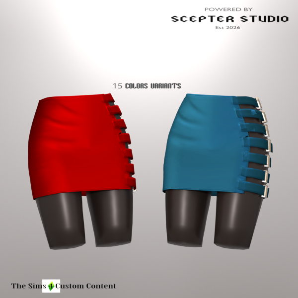 Mix Marceline Skirt by scepterstudio - The Sims 4 Custom Content