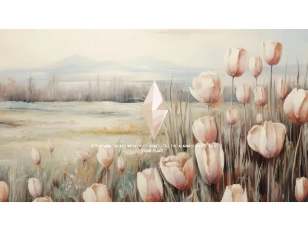 Mix Shades of Pink Loading Screen 1 by xAquaTofanax - The Sims 4 Custom Content