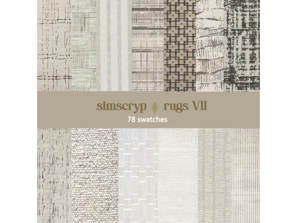 Alpha simscryp rugs VII - The Sims 4 Custom Content