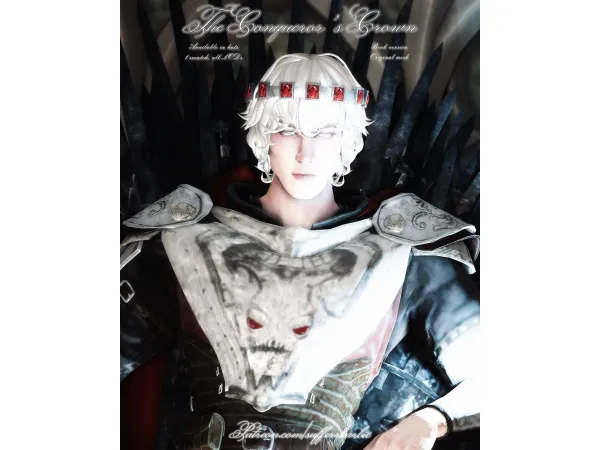 Mix The Conqueror's Crown Unisex Accessory by sufferrbarbie - The Sims 4 Custom Content