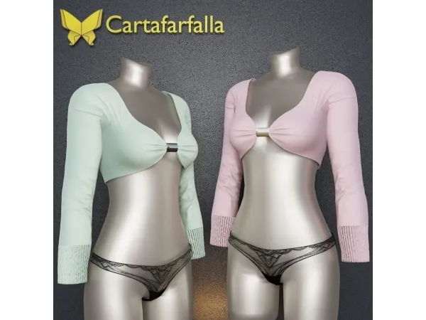 Alpha Cartafarfalla Elowyn - The Sims 4 Custom Content
